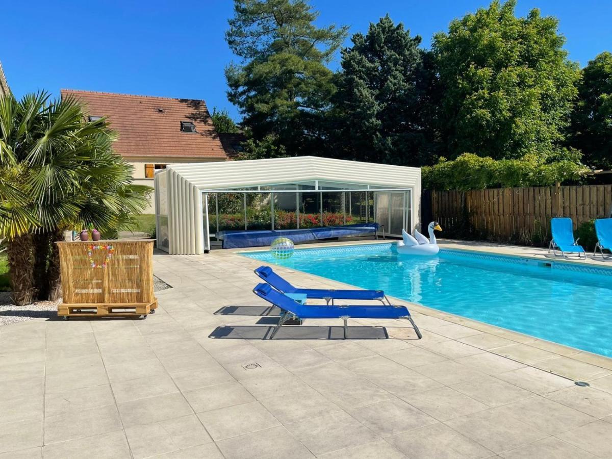 L'Annexe- Guest House Avec Piscine Studio Avec Coin Chambre Rosny-sur-Seine Εξωτερικό φωτογραφία